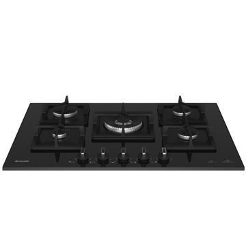 Arçelik OCD K 752-1 DWKS Wok Gözlü Siyah Cam Ankastre Ocak