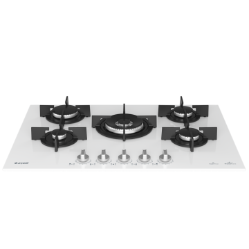 Arçelik OCD T 752-1 DWKB Wok Gözlü Beyaz Cam Ankastre Ocak