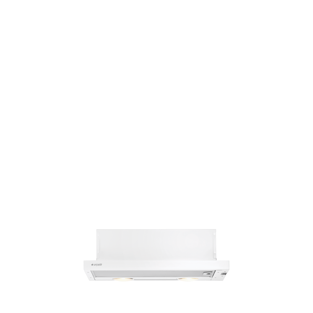 Arçelik P 182 B Beyaz Sürgülü Aspiratör