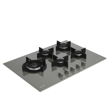 Arçelik OCD T 752-1 DWKG Wok Gözlü Gri Cam Ankastre Ocak