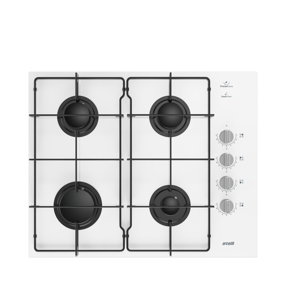 Arçelik OCD D 651-1 EKB Beyaz Cam Ankastre Ocak