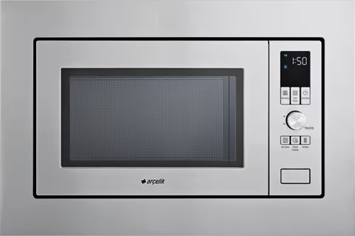 Arçelik MD 897 I 25 lt Çerçeveli Inox Ankastre Mikrodalga Fırın