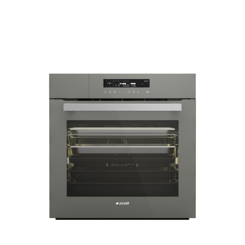 Arçelik 9784 H BG Gri Ankastre Fırın