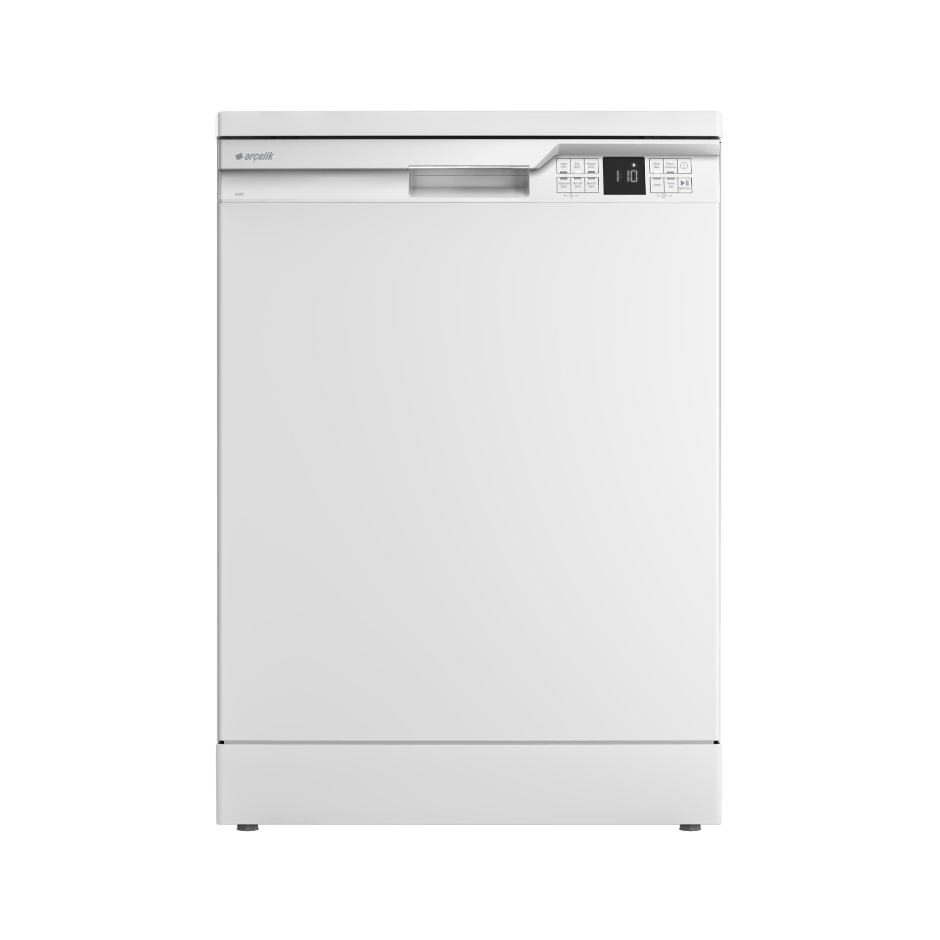 Arçelik 6466 6 Programlı Beyaz Bulaşık Makinesi