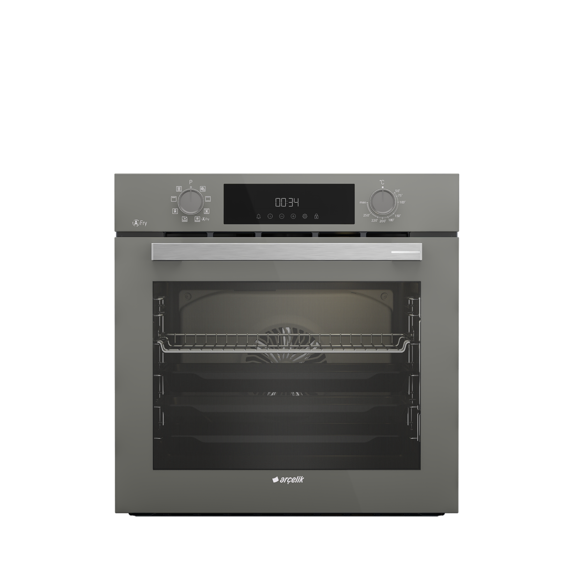 Arçelik AFC 342 G A Fry Gri Ankastre Fırın