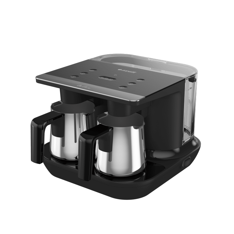 Arçelik TKM 9961 S Siyah Çelik İkili Türk Kahve Makinesi