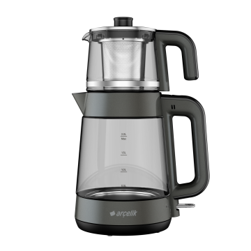 Arçelik CM 6964 G Gri 1900 W Cam Çay Makinesi