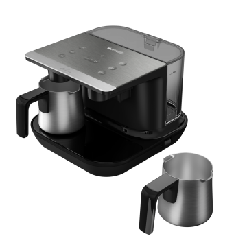 Arçelik TKM 9961 G Telve Gri İkili Türk Kahve Makinesi