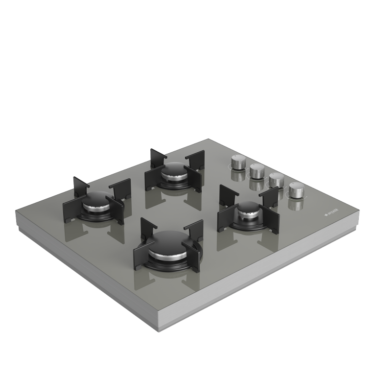 Arçelik STOC 828 G Gri Cam Set Üstü Ocak