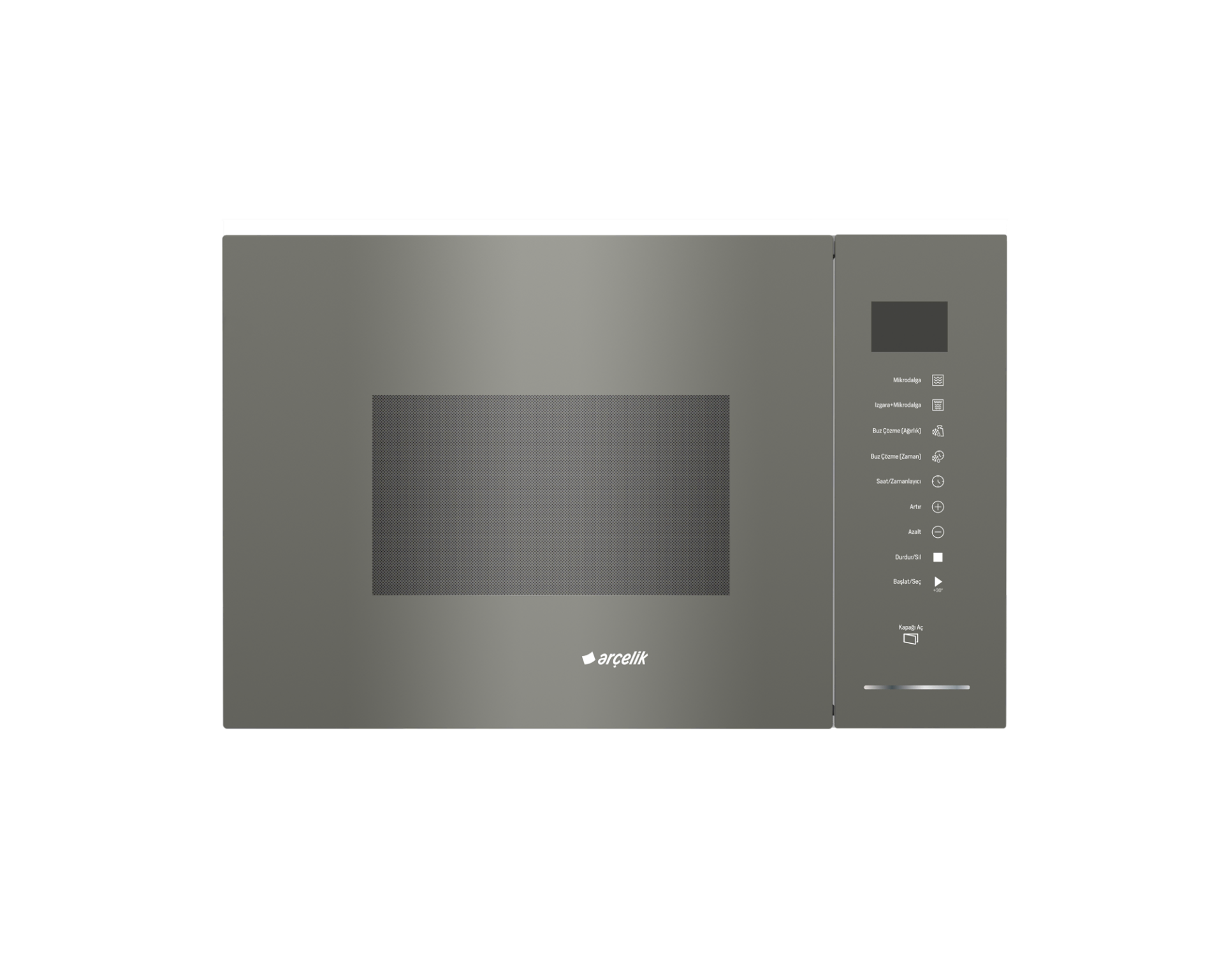 Arçelik MA 2521-2 G 25 lt Gri Ankastre Mikrodalga Fırın