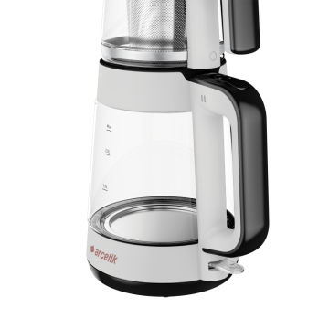 Arçelik CM 6964 Resital Beyaz 1900 W Cam Demlikli Çay Makinesi