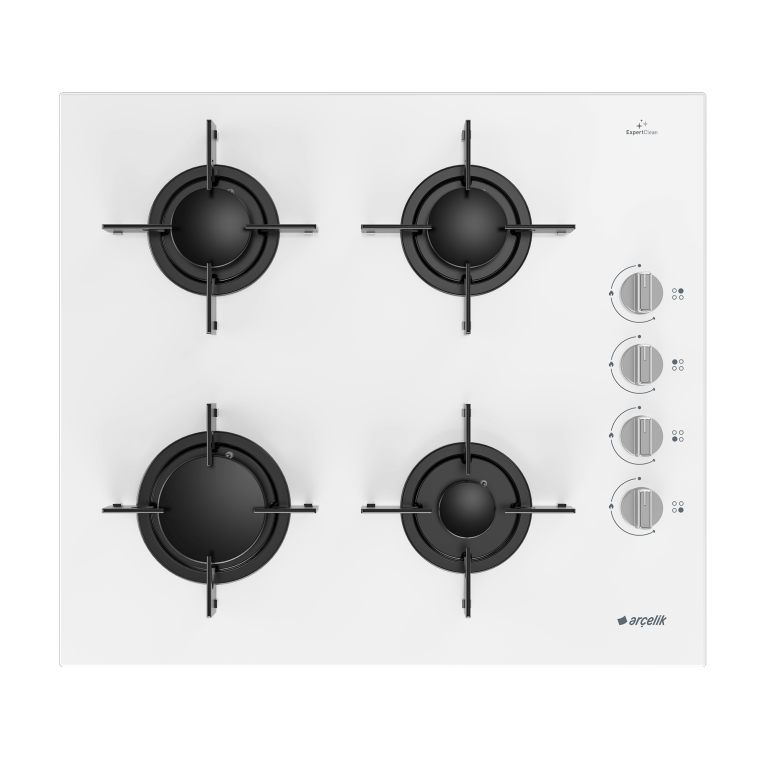 Arçelik OCD T 601 EB Beyaz Cam Ankastre Ocak