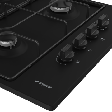 Arçelik OMD D 611 ES Siyah Ankastre Ocak