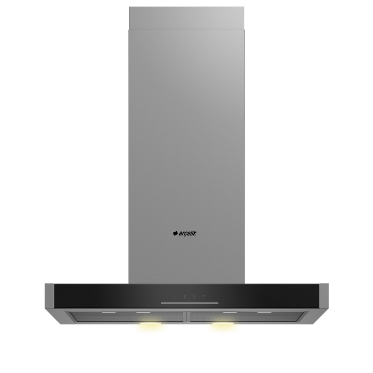 Arçelik ADT 606 S Siyah Duvar Tipi Davlumbaz