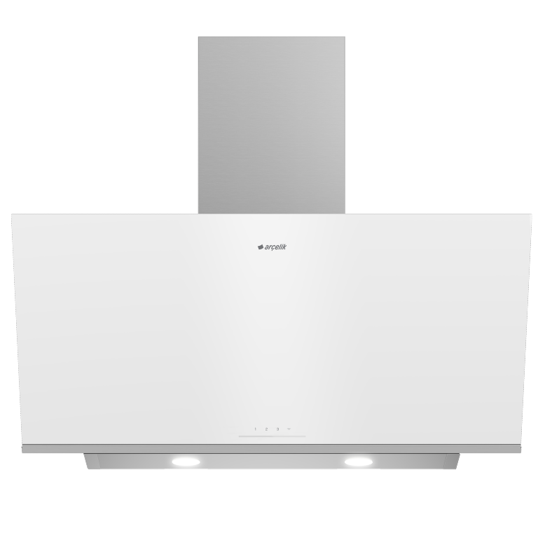 Arçelik ADE 906 B Beyaz Duvar Tipi Davlumbaz